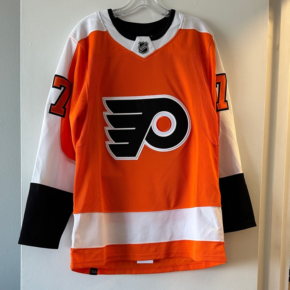 Adidas NHL Philadelphia Flyers Authentic Jersey - DeAngelo #77 - Size 42 small